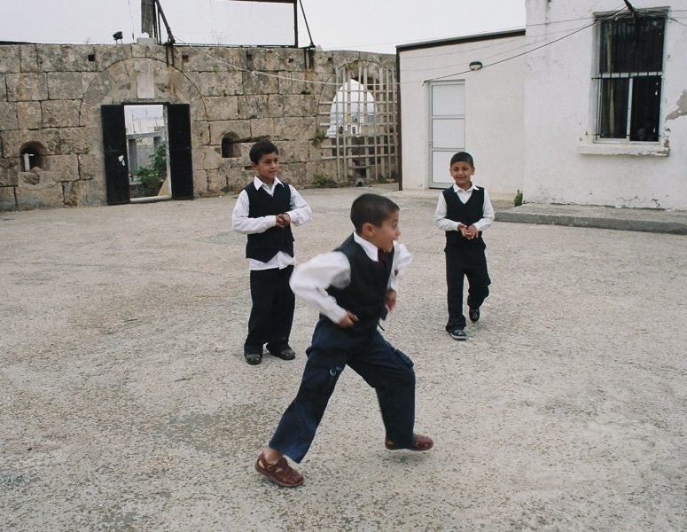 2007. Syria. Arwad Island. At the break in the school yard. Photo by O. Krushelnitskaya