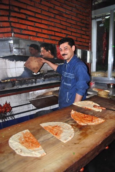 2007 Syria. Tartus. Making kebab. Photo by O. Krushelnitskaya